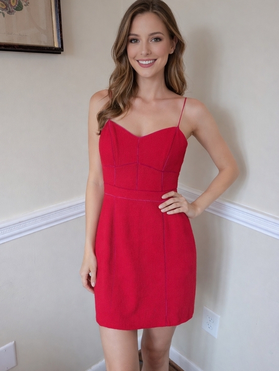 Banana Republic Dresses & Skirts - Banana Republic Red Spaghetti-Strap Sheath Dress